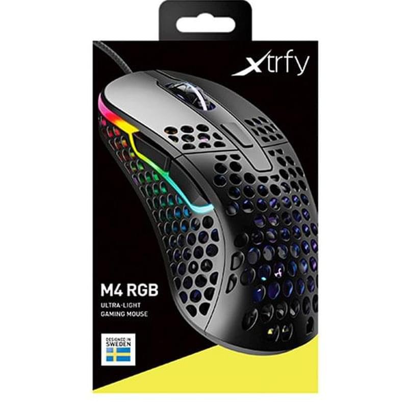 Игровая мышь Xtrfy M4 RGB, Black (XG-M4-RGB-BLACK) - фото #5