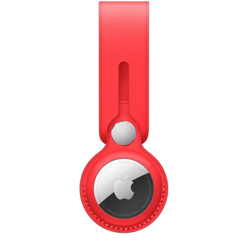Кожанный брелок для AirTag Leather Loop, (PRODUCT)RED - купить по ...