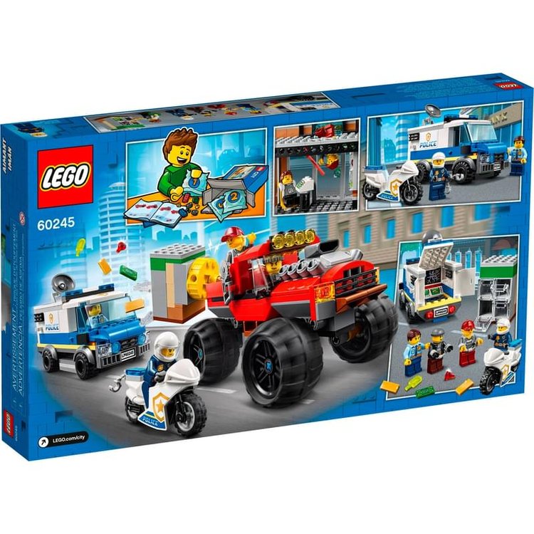Конструктор LEGO City Ограбление полицейского монстр-трака (60245 ...