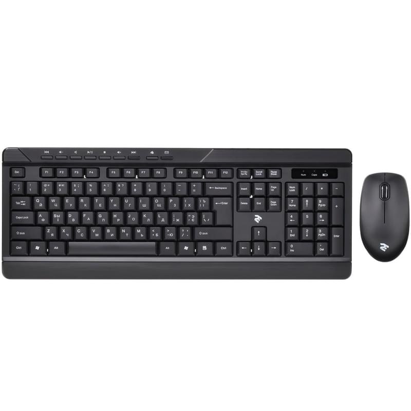 Клавиатура + Мышка беспроводные USB 2E MK410 WL, Black (2E-MK410MWB) - фото #0