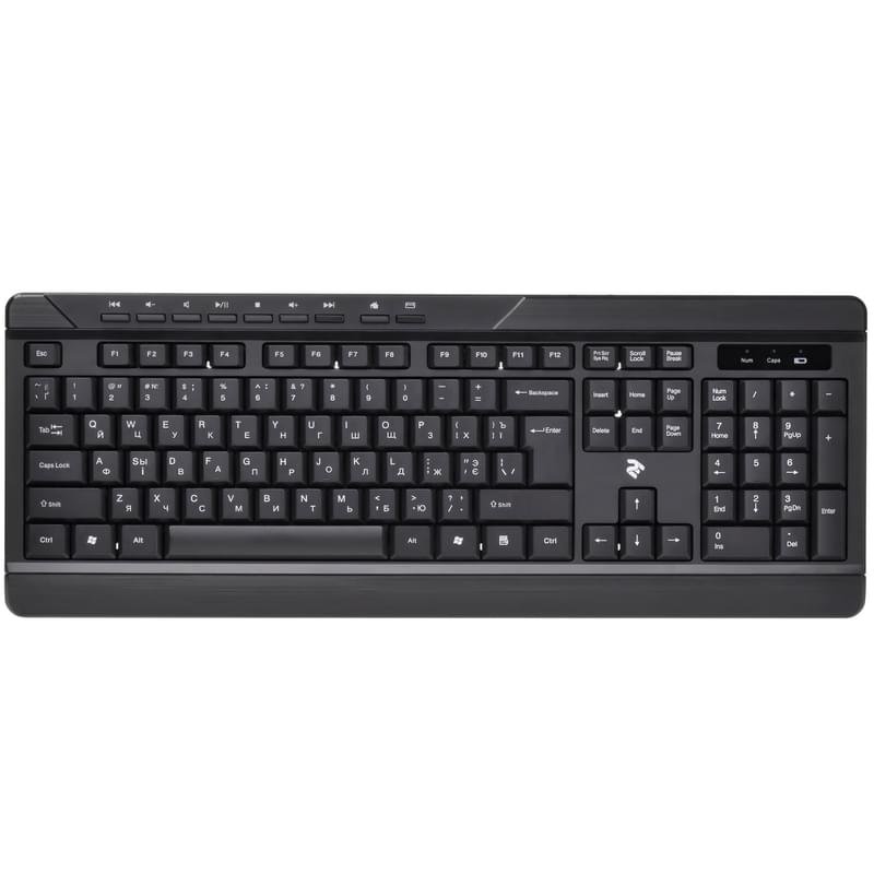 Клавиатура + Мышка беспроводные USB 2E MK410 WL, Black (2E-MK410MWB) - фото #1