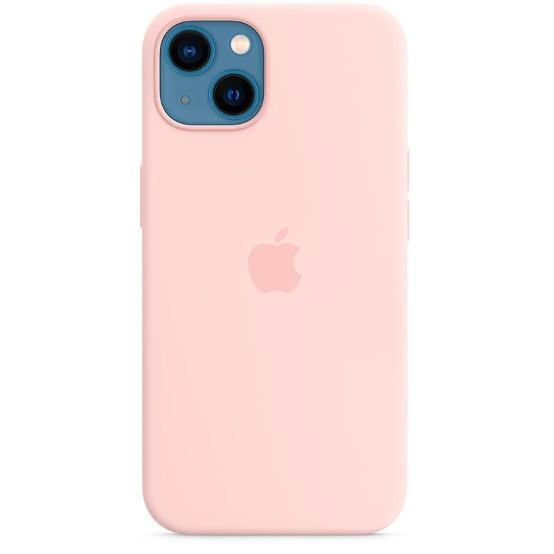 Чехол для iPhone 13, Silicone Case with MagSafe, Chalk Pink (MM283ZM/A) - фото #2
