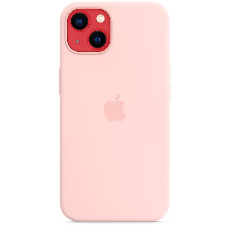 Чехол для iPhone 13, Silicone Case with MagSafe, Chalk Pink (MM283ZM/A) - фото #4