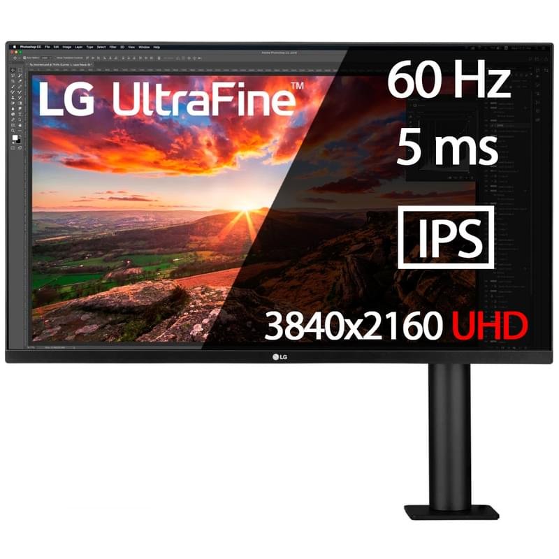 Монитор 31.5" LG 32UN880-B 3840x2160 16:9 IPS 60ГЦ (2HDMI+DP+Type-C) Black - фото #0