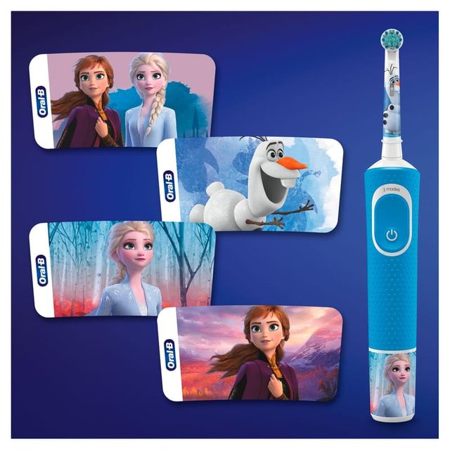 Зубная щетка Oral-B D100 Frozen+ Travel Cs - фото #9