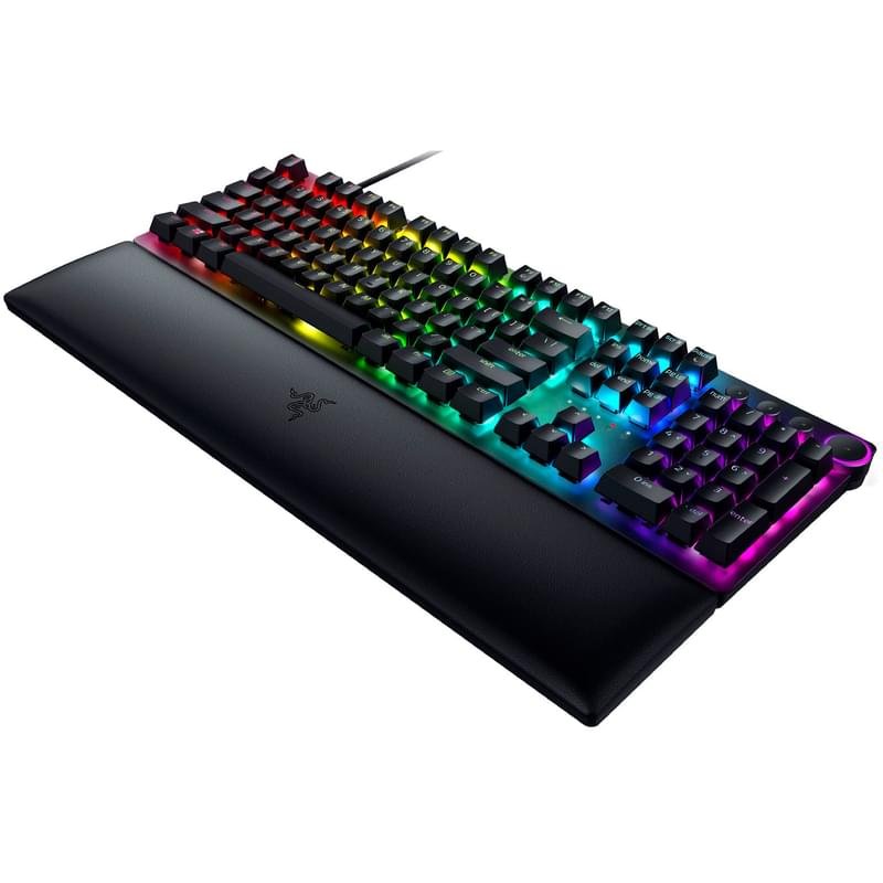 Игровая клавиатура Razer Huntsman V2 - Purple Switch, Black (RZ03-03931300-R3R1) - фото #5