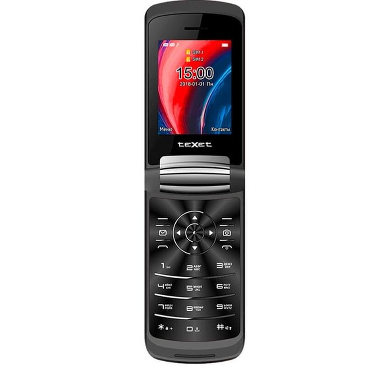 Мобильный телефон Texet TM-317 Black - фото #0