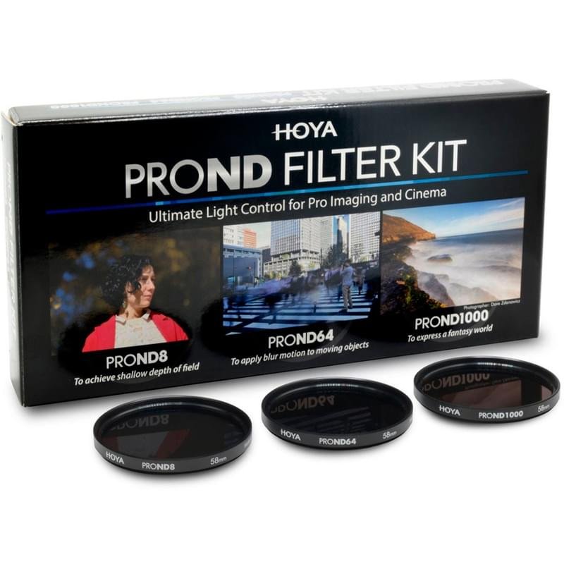 Cветофильтр HOYA ND8 Pro 58 MM Filter Kit - фото #4