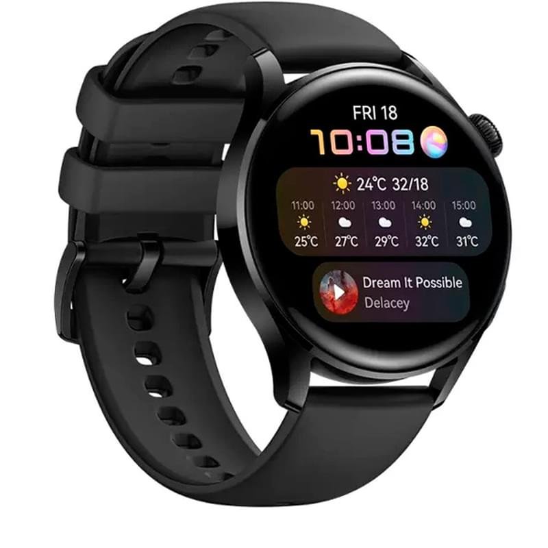 Смарт часы HUAWEI Watch GT3 (42mm), Black (Milo-B19S) - купить по ...
