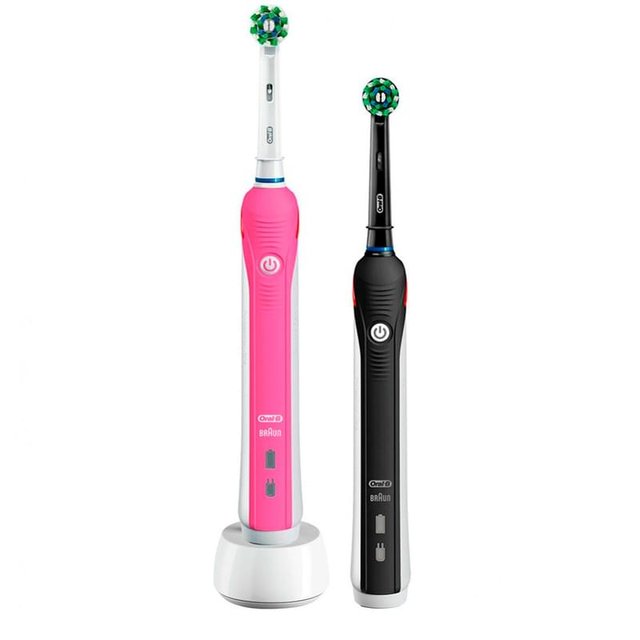 Зубная щетка Oral-B D601.525 Black+Pink - фото #1