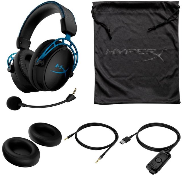 Игровая гарнитура HyperX Cloud Alpha S, Black/Blue (4P5L3AA) - фото #5