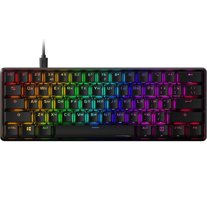 HyperX Alloy Origins 60, Red Switch (4P5N0AA#ACB) ойын пернетақтасы - фото #0