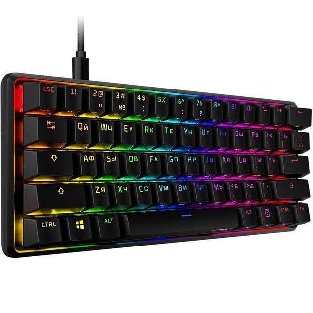 HyperX Alloy Origins 60, Red Switch (4P5N0AA#ACB) ойын пернетақтасы - фото #1