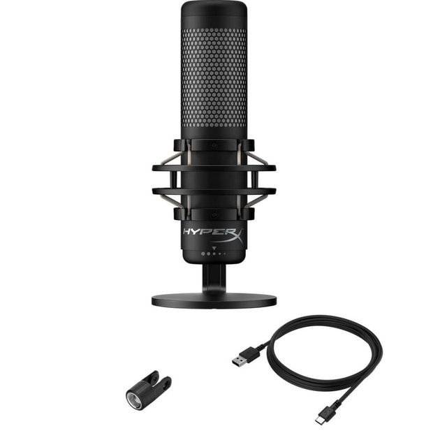 Микрофон игровой HyperX QuadCast S, Black (4P5P7AA) - фото #6