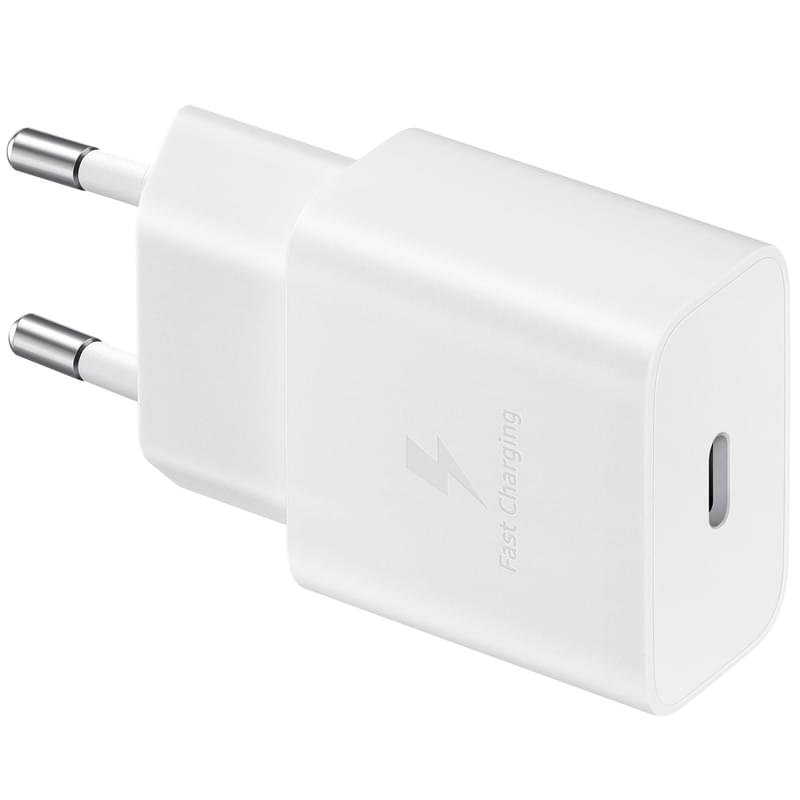 Адаптер питания Samsung, 1*Type-C 15Вт+Cable, White (EP-T1510XWEGRU) - фото #0
