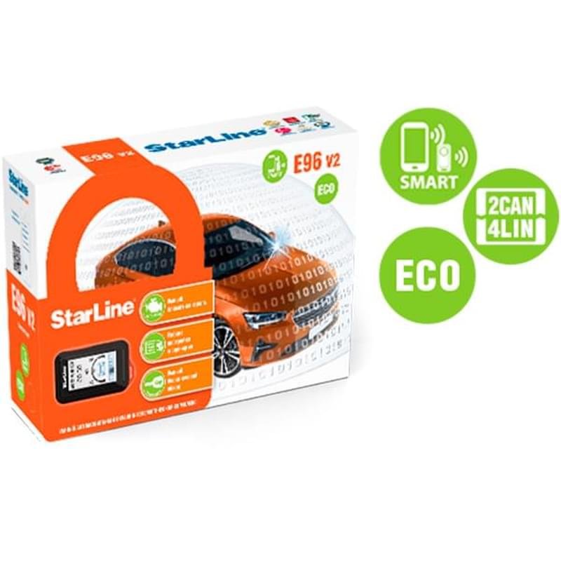 Автомобильная сигнализация StarLine SL E96 v2 BT ECO 2CAN-4LIN - купить ...