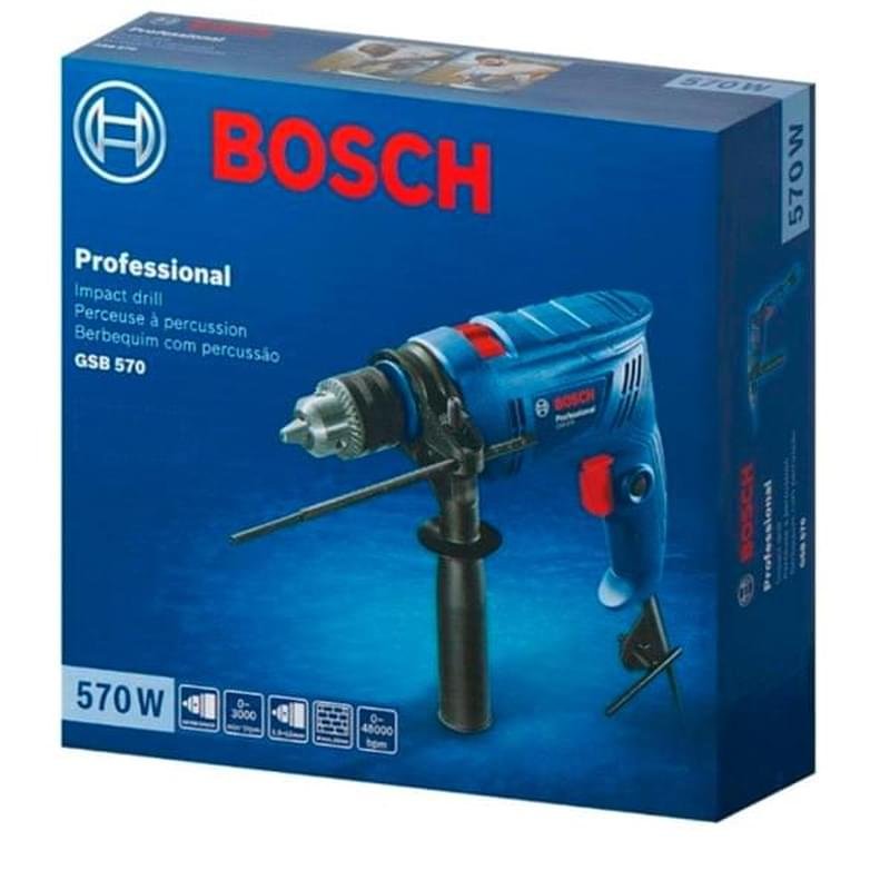Дрель Bosch GSB 570 ударная (06011B70R0) - купить по лучшей цене в ...