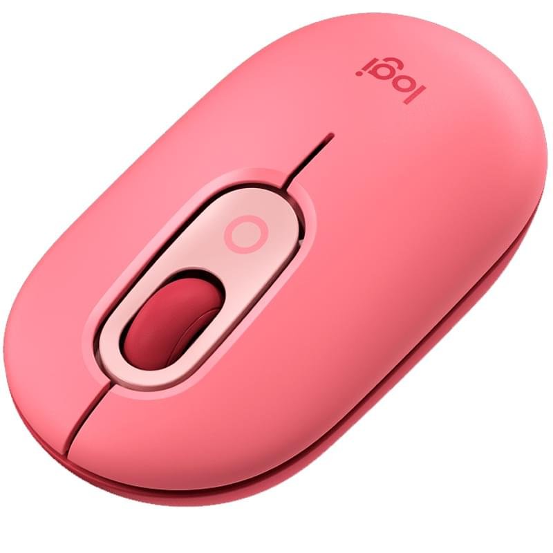 Мышка беспроводная USB/BT Logitech POP Mouse, Rose (910-006548) - фото #7