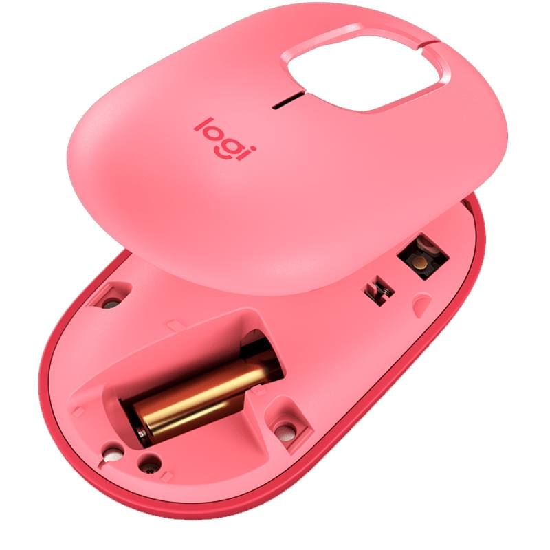 Мышка беспроводная USB/BT Logitech POP Mouse, Rose (910-006548) - фото #10