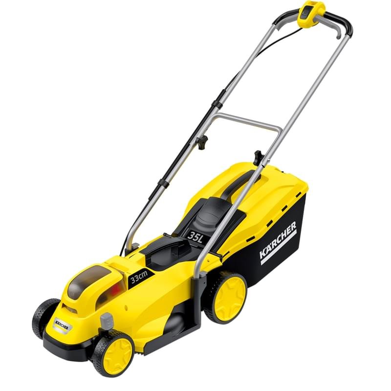 Аккумуляторная газонокосилка Karcher LMO 18-33 (1.444-401.0) аккумулятор в комплекте - фото #0