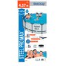 Каркасный бассейн BESTWAY, 457 х 107 см, 14970 л, с фильтр-насосом - фото #1