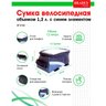 Сумка велосипедная Bradex зеленая - фото #4