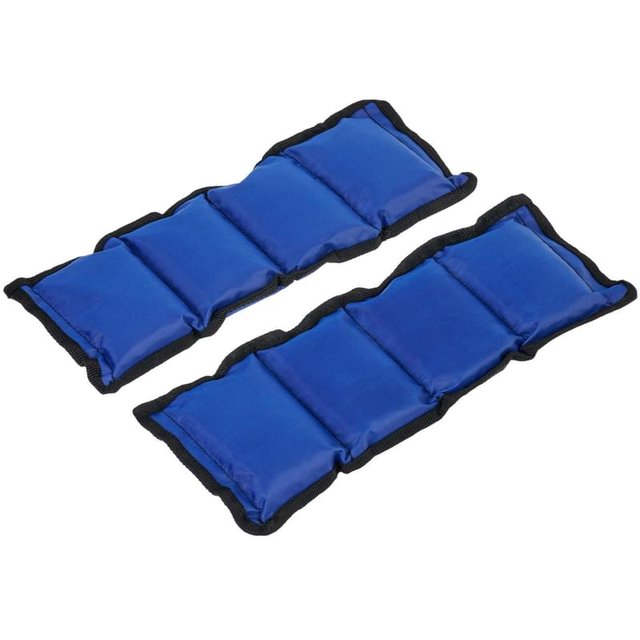 Bradex қолға және аяққа арналған ауырлатқыштары 2 дн.*1 кг, көк - фото #1