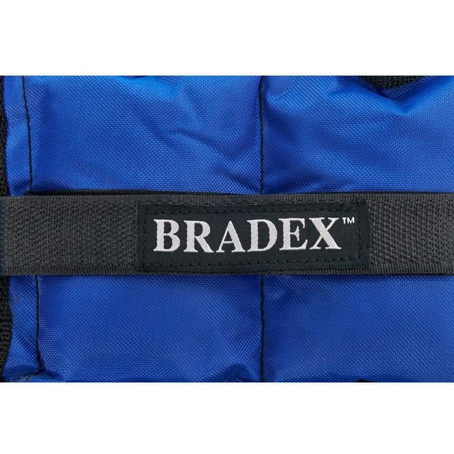 Bradex қолға және аяққа арналған ауырлатқыштары 2 дн.*1 кг, көк - фото #5