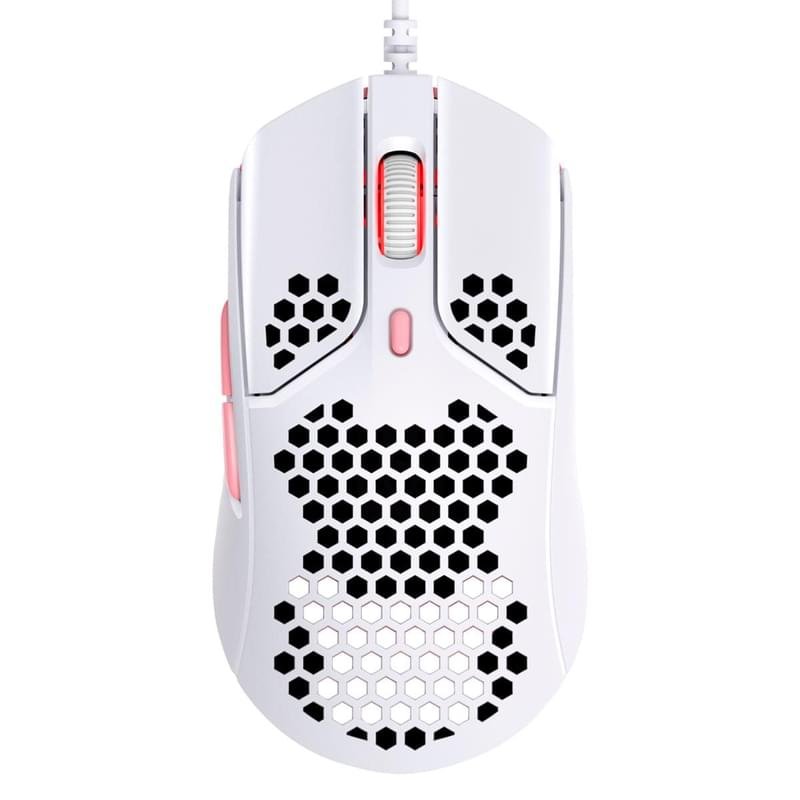 HyperX Pulsefire Haste Ойын тінтуірі, White-Pink (4P5E4AA) - фото #0