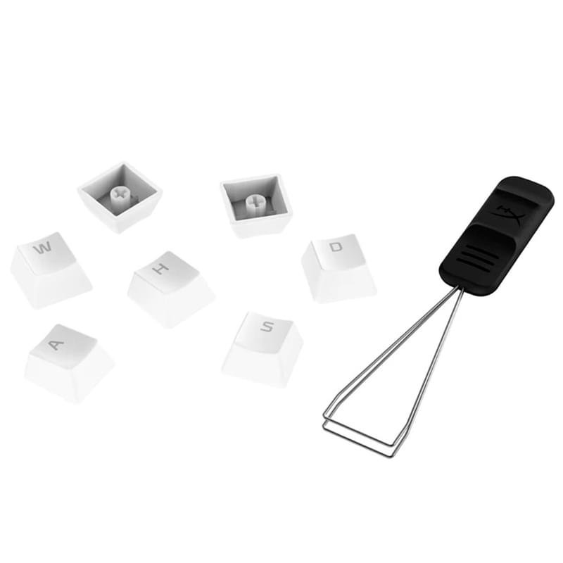 HyperX PBT Keycaps Full Key Set ауыспалы пернесі, White (519T5AA#ACB) - фото #0