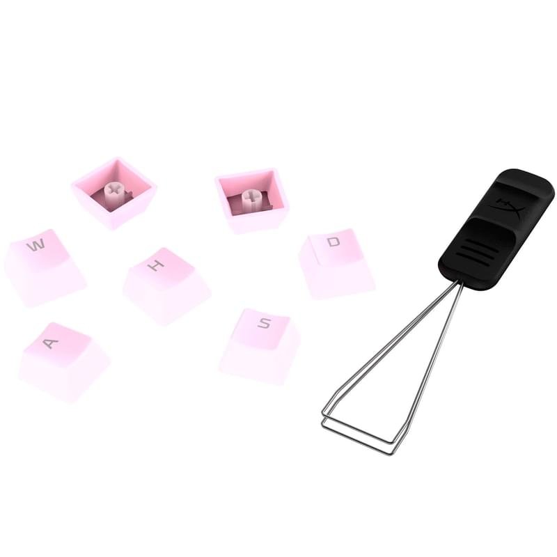 Cменные клавиши HyperX PBT Keycaps Full Key Set, Pink (519T9AA#ACB) - фото #0