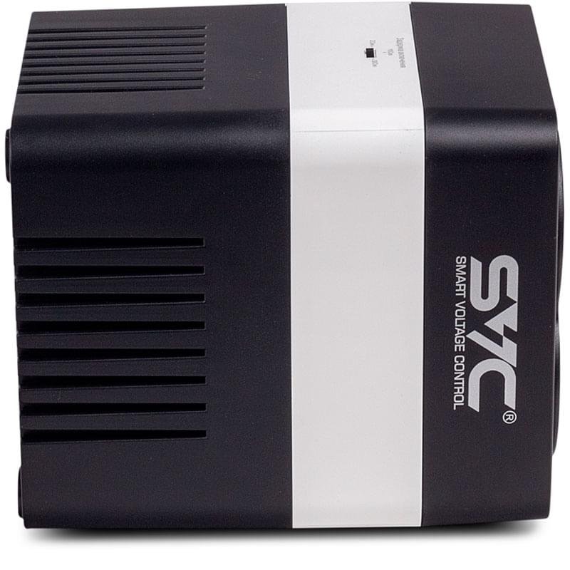 Стабилизатор SVC, 1000VA/500Вт, AVR:176-273В, 3Shuko, Black (AVR-1008-U) - фото #2