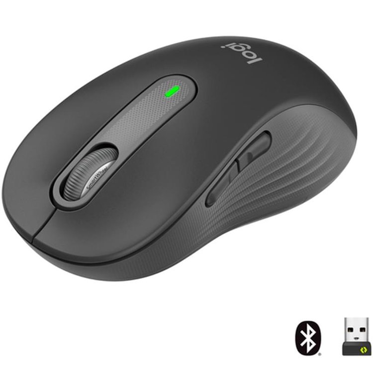 Мышка беспроводная USB/BT Logitech M650 L, Graphite (910-006236 ...