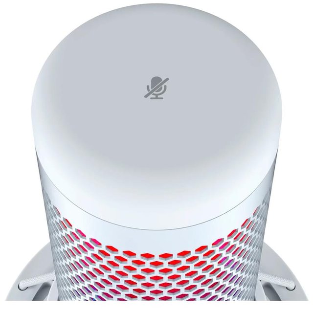 Микрофон игровой HyperX QuadCast S, White (519P0AA) - фото #4