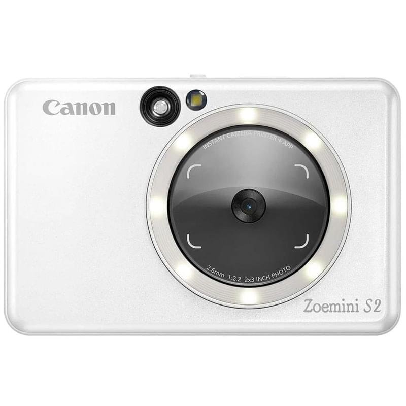 Цифр. фотоаппарат Canon Zoemini S2 White - фото #0
