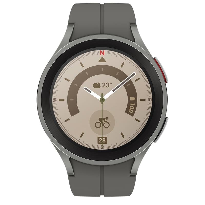 Смарт часы Samsung Galaxy Watch5 Pro Titanium 45mm, Titan (SM-R920NZTACIS) - фото #1