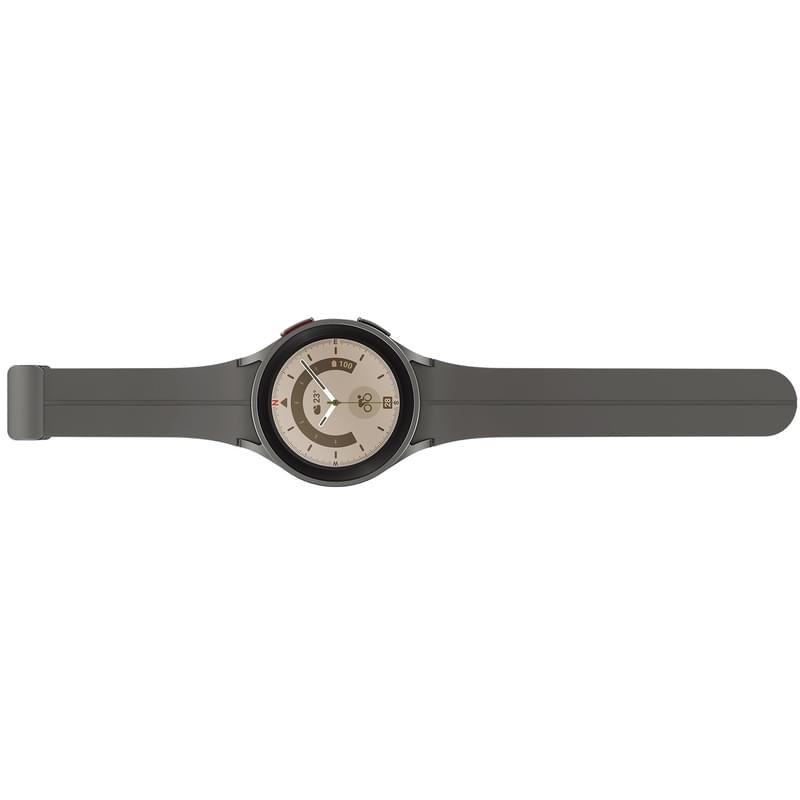 Смарт часы Samsung Galaxy Watch5 Pro Titanium 45mm, Titan (SM-R920NZTACIS) - фото #4