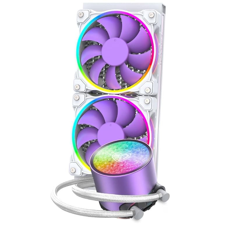 Система жидкостного охлаждения для CPU ID-COOLING PINKFLOW 240 Diamond Purple (LGA1700) - фото #1