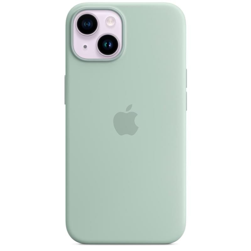 Чехол для iPhone 14, Silicone Case with MagSafe, Succulent (MPT13ZM/A) - фото #1