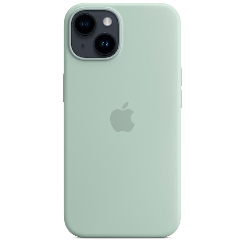 Чехол для iPhone 14, Silicone Case with MagSafe, Succulent (MPT13ZM/A) - фото #2