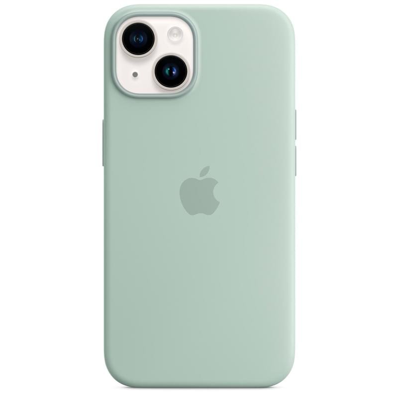 Чехол для iPhone 14, Silicone Case with MagSafe, Succulent (MPT13ZM/A) - фото #3