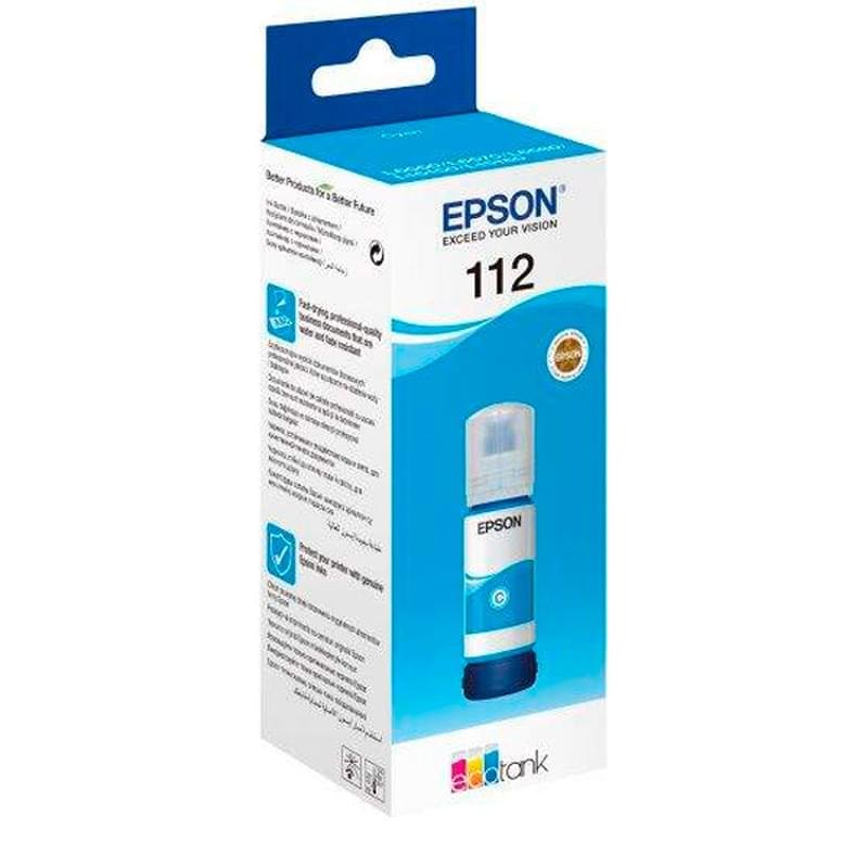 Картридж Epson 112 EcoTank Cyan (Для L15150) СНПЧ - фото #0