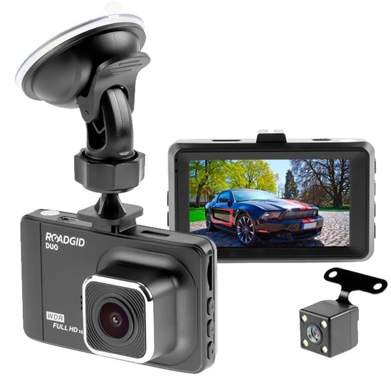 Видеорегистратор с камерой заднего вида Roadgid Duo - купить по лучшей ...