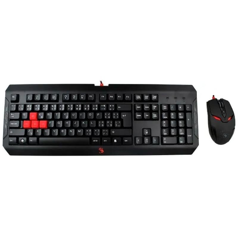 Клавиатура + мышь игровые Bloody Q1100, Black (Q1100) - фото #0