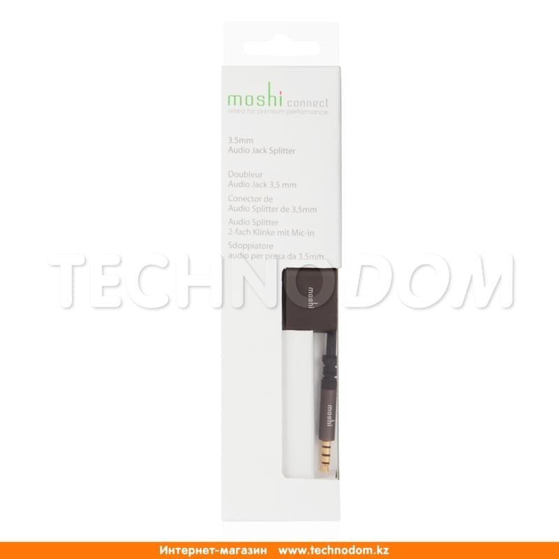 Аудио сплиттер Moshi 3.5mm for IPhone, IPod, Black (99MO023005) - фото #4