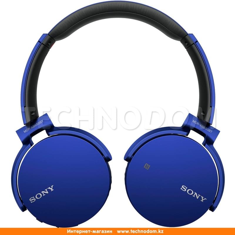 Наушники Накладные Sony Bluetooth MDR-XB650BT, Blue - фото #1