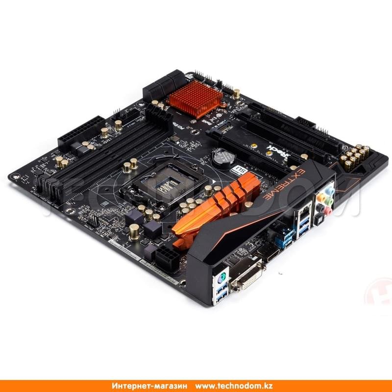 Материнская плата ASRock Z170M EXTREME4 LGA1151 4DDR4 PCI-E 3x16 1x1 (HDMI+DVI-D) mATX - фото #1