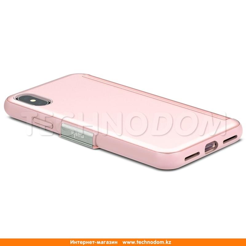 Чехол для iPhone X Moshi, Stealth Cover, Pink (99MO102301) - фото #7