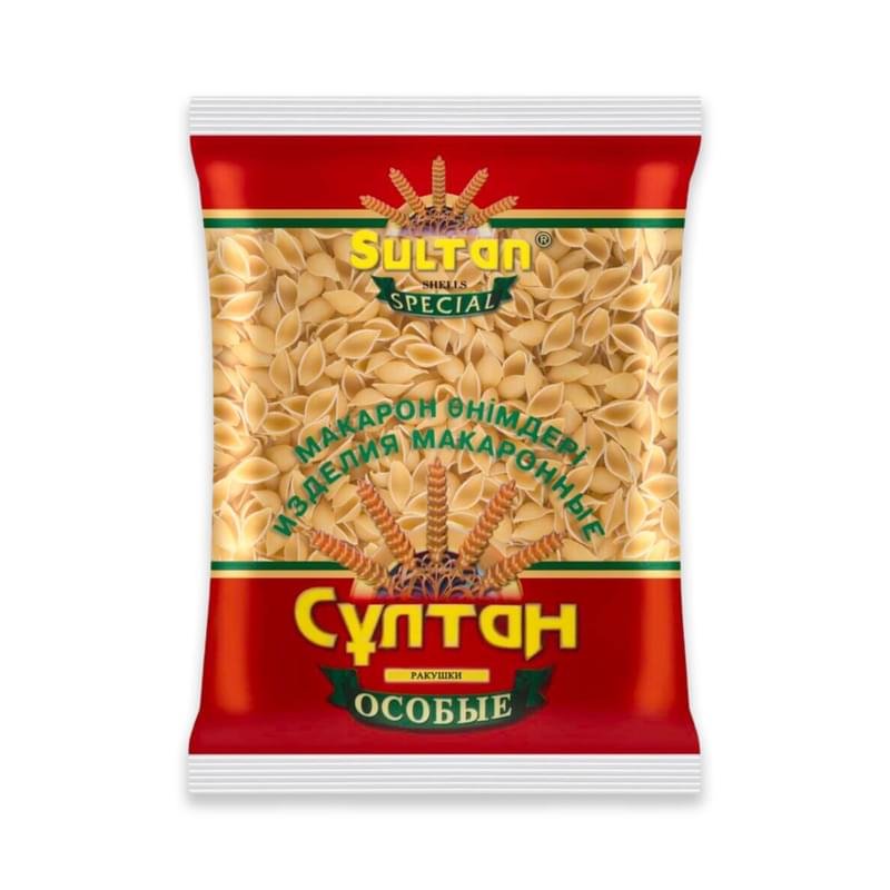 Макароны Султан Ракушки Особые 400 г - купить по лучшей цене в Алматы ...
