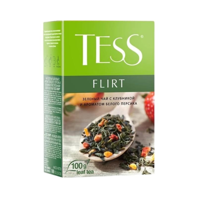 Чай Tess Flirt зеленый листовой 100 г - купить по лучшей цене в Алматы ...